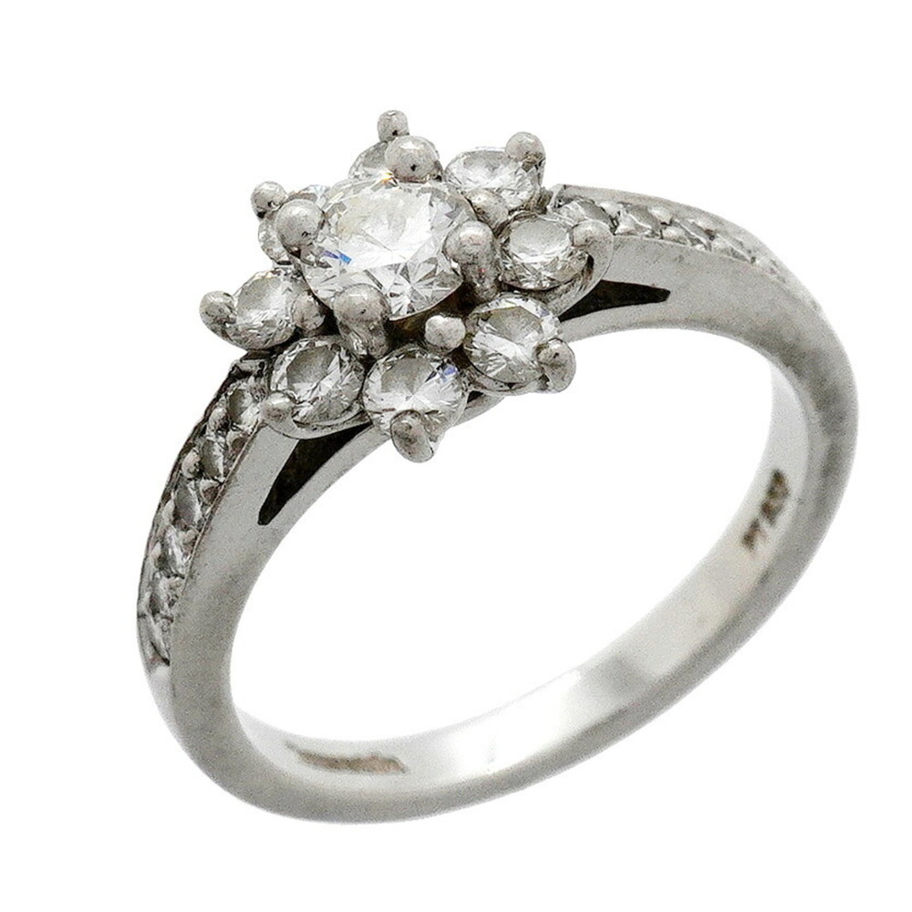 TIFFANY & CO. Silver Diamond Ring